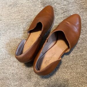 Madewell Size 9.5 Brown Leather Loafers